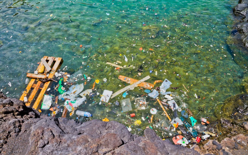 Plasticos en el mar Islas Canarias